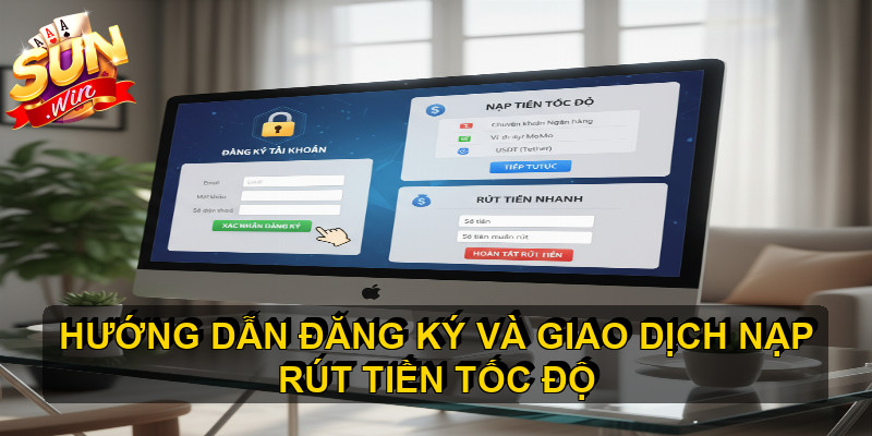 Hướng dẫn đăng ký và giao dịch nạp rút tiền tốc độ